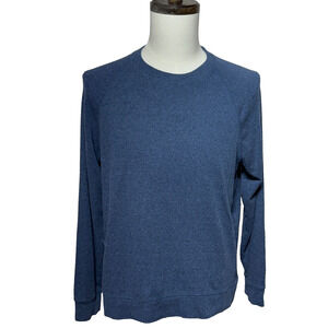 Faherty Blue Crewneck Sweater